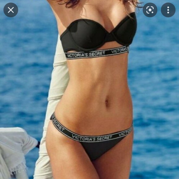 Victoria’s Secret Neon Beach Bandeau Bikini Top 34B - Picture 8 of 11